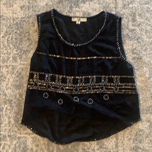 Black Embroidered Shirt